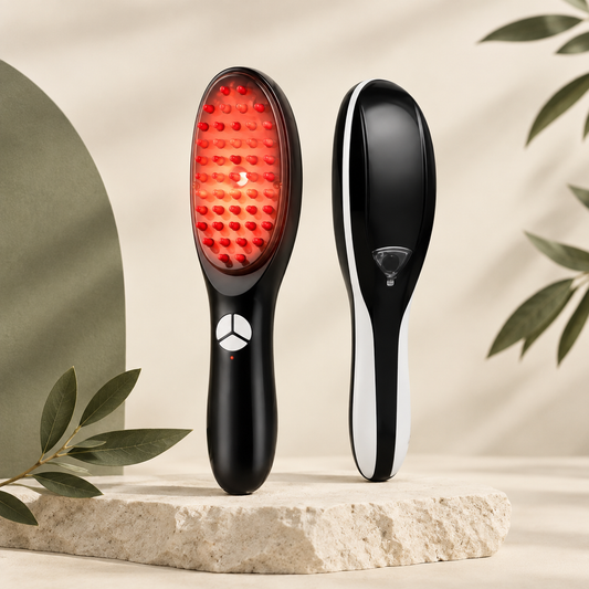 Electric Massage Comb Red and Blue Light Therapy