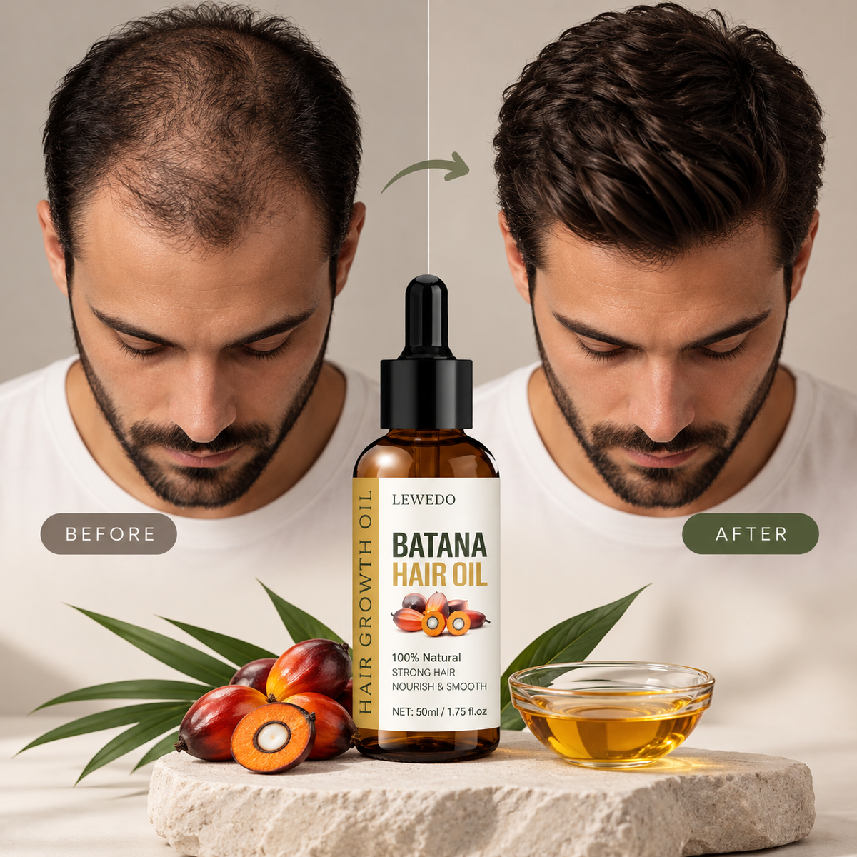 Naturals Batana Oil Fast Hair Growth for Men Women Pure Batana Oil Nourish Shiny Hair Healthy Hair Care anti Hair Loss